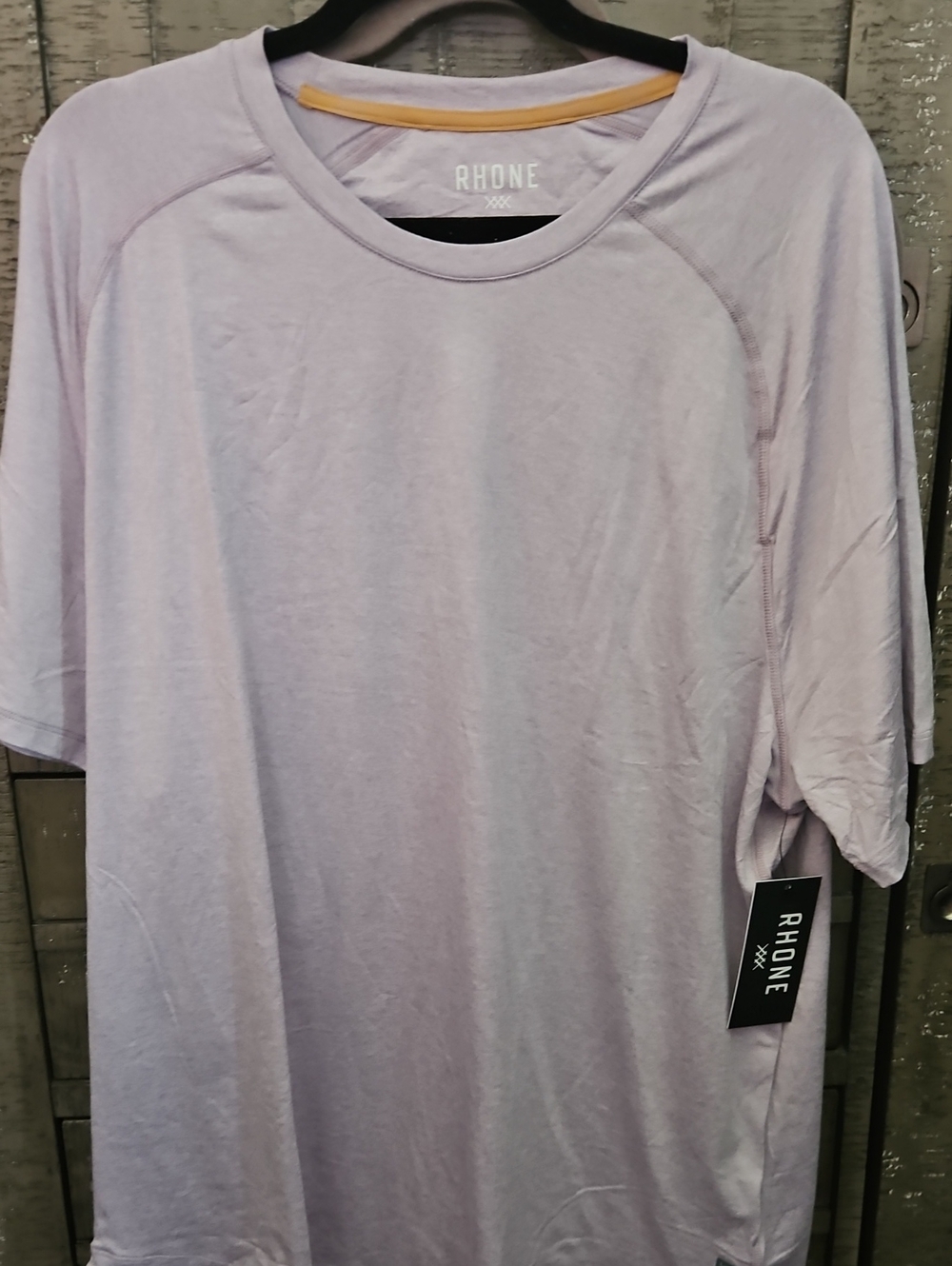 RHONE Lavender Short-Sleeve Crew Neck Shirt